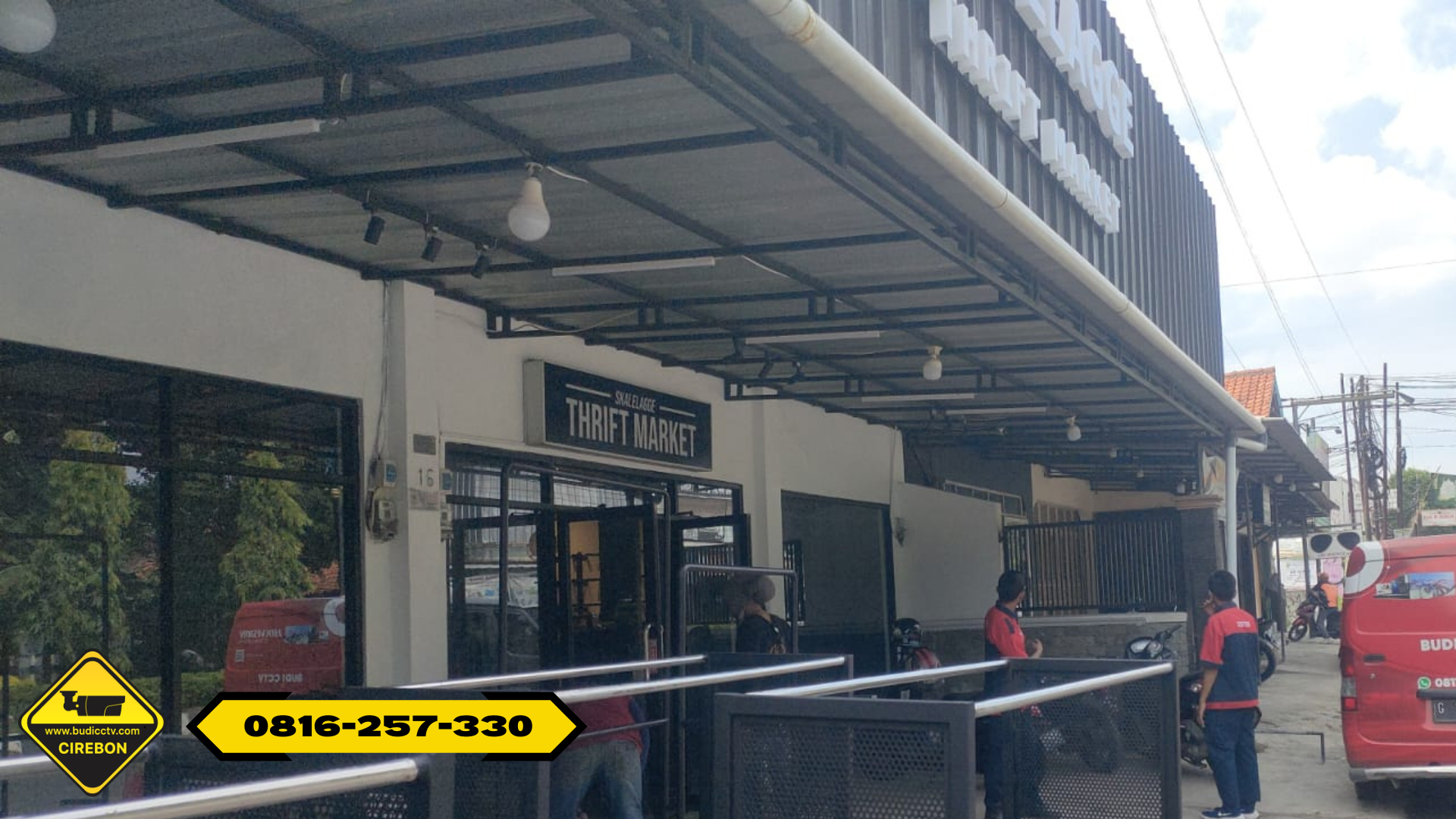 Pemasangan CCTV di Skalelagge Thrift Market, Sumber – Cirebon