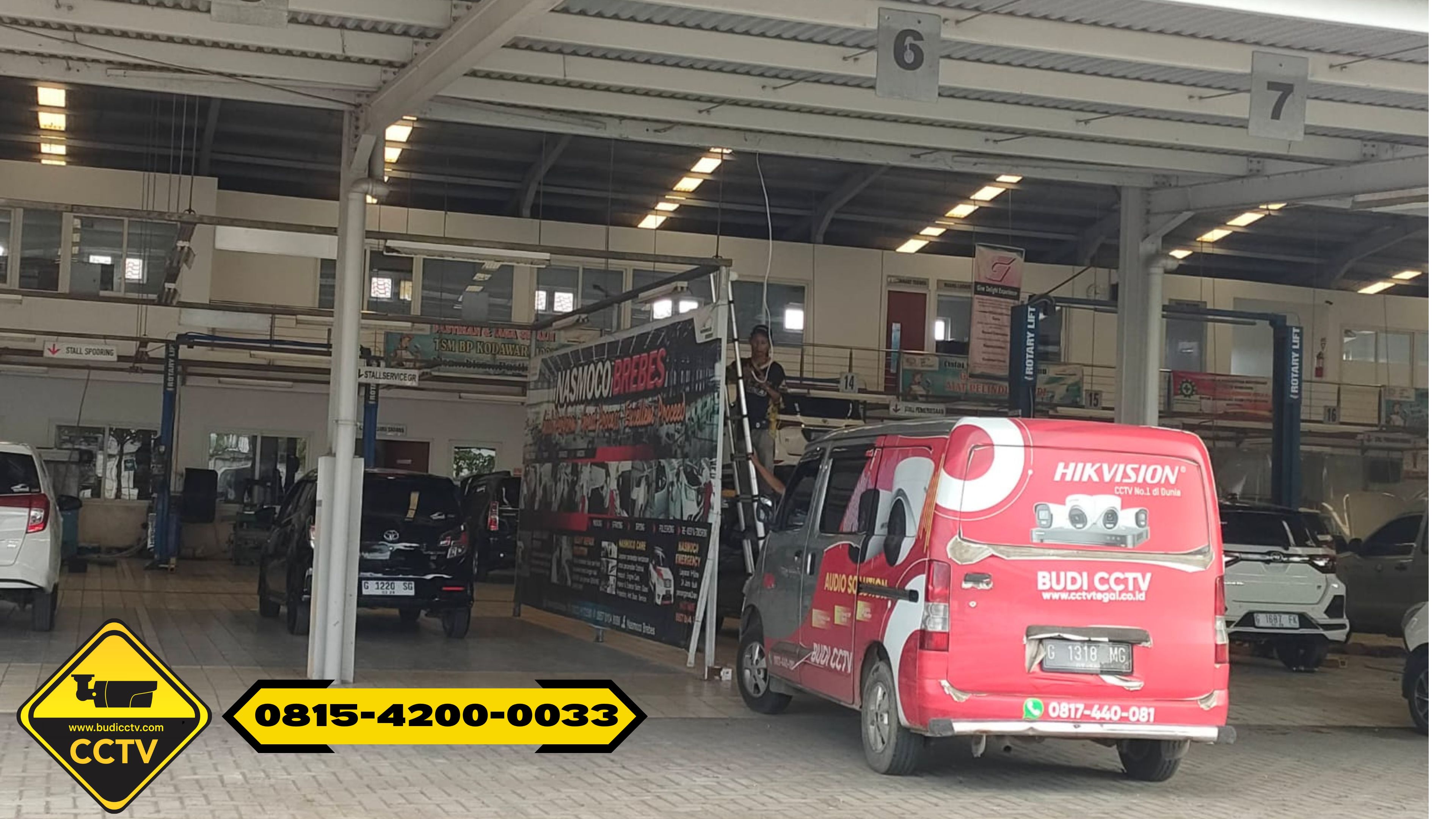 Pemasangan CCTV Hikvision 16 Channel Smart Hybrid Light 2MP di PT Wilayah Indramayu