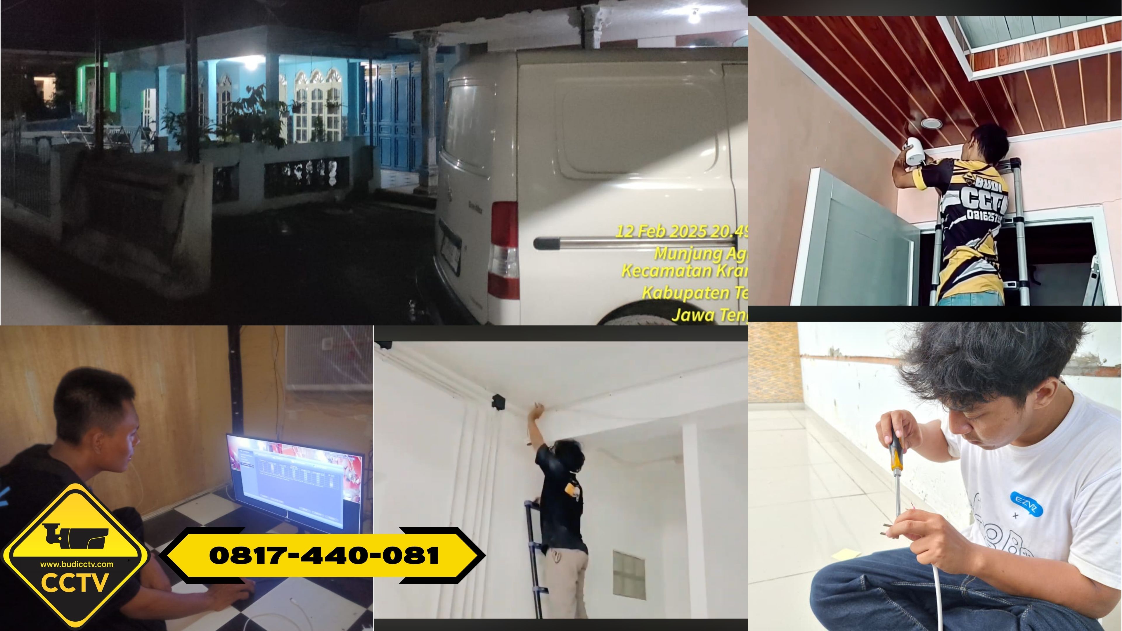 Pemasangan CCTV Hikvision 4 Channel Smart Hybrid Light 2MP di Rumah Area Cirebon