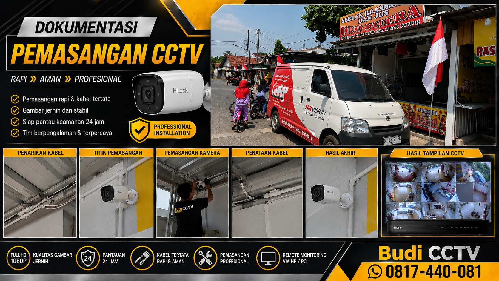 Pasang CCTV HiLook Cirebon untuk Aktivitas Harian